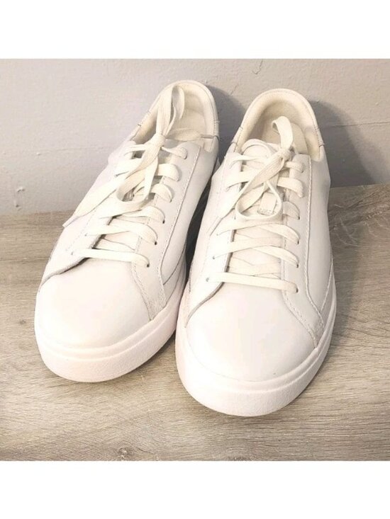 Kizik Vegas Bright White Athletic Sneaker Slip On Mens 9 Womens 10.5 Wide main image 4
